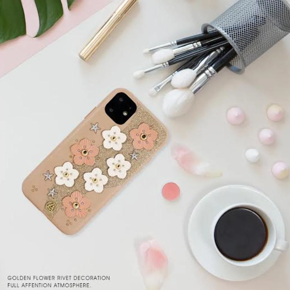 MK ® iPhone 11 Pro Max Luna Aristo 3D Flower Print Case - Image 3