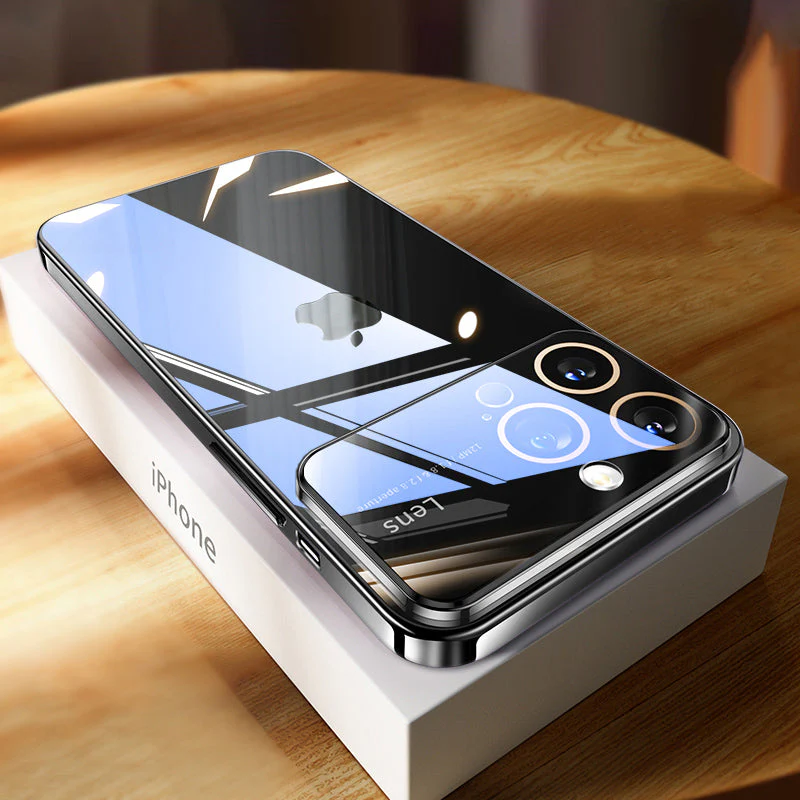 Luxury Plating Transparent Window Lens Case - iPhone - Image 11