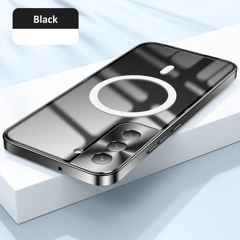 Luxury Ultra-Thin Magsafe Matte Metal Frame Case - Samsung - Image 8