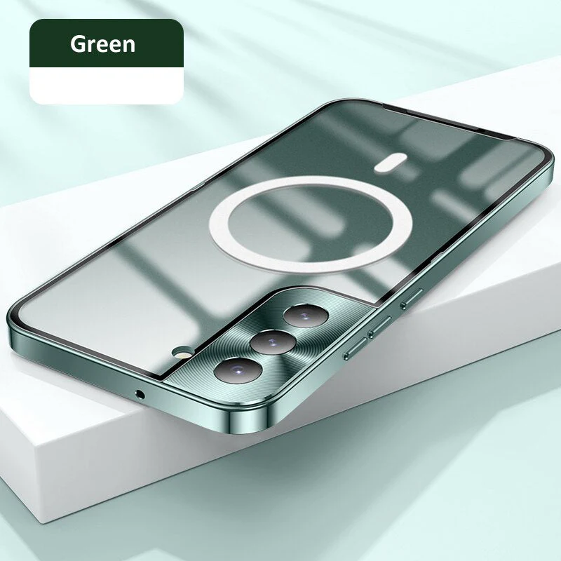 Luxury Ultra-Thin Magsafe Matte Metal Frame Case - Samsung - Image 9