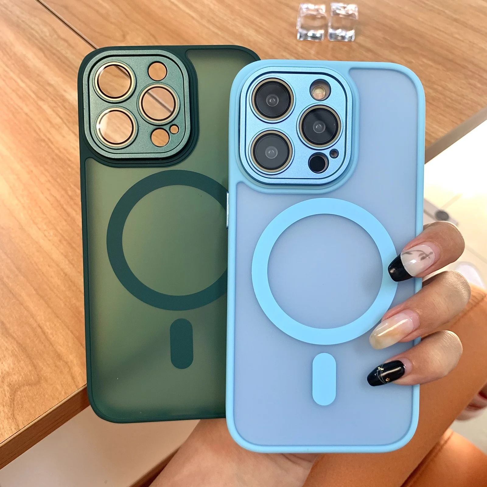 iPhone 15 Series Magnetic Matte Translucent Magsafe Case - Image 16