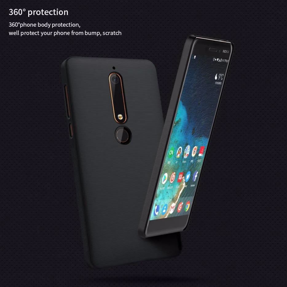 Nillkin ® Nokia 6.1 Super Frosted Shield Back Case - Image 5