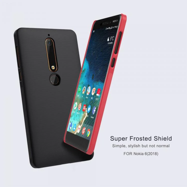Nillkin ® Nokia 6.1 Super Frosted Shield Back Case - Image 6