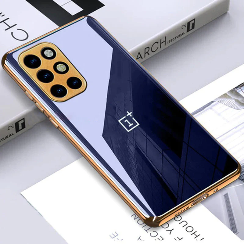 OnePlus 10 Series Glossy Gold Edge Back Logo Case - Image 6