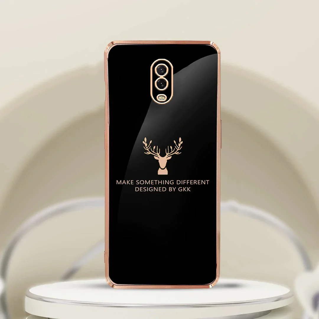 OnePlus 6T (3 in 1 Combo) Reindeer Pattern Glass Case + Tempered Glass + Camera Lens Protector - Image 4