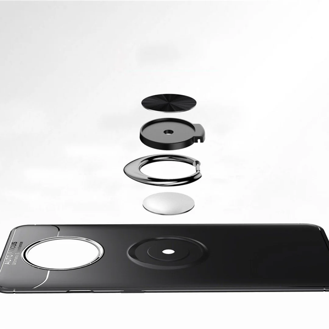 OnePlus 7T Metallic Finger Ring Holder Matte Case - Image 7