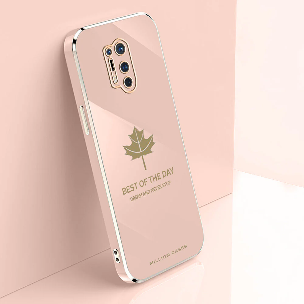 OnePlus 8 Pro Electroplating Mapple Leaf Soft Case - Image 2