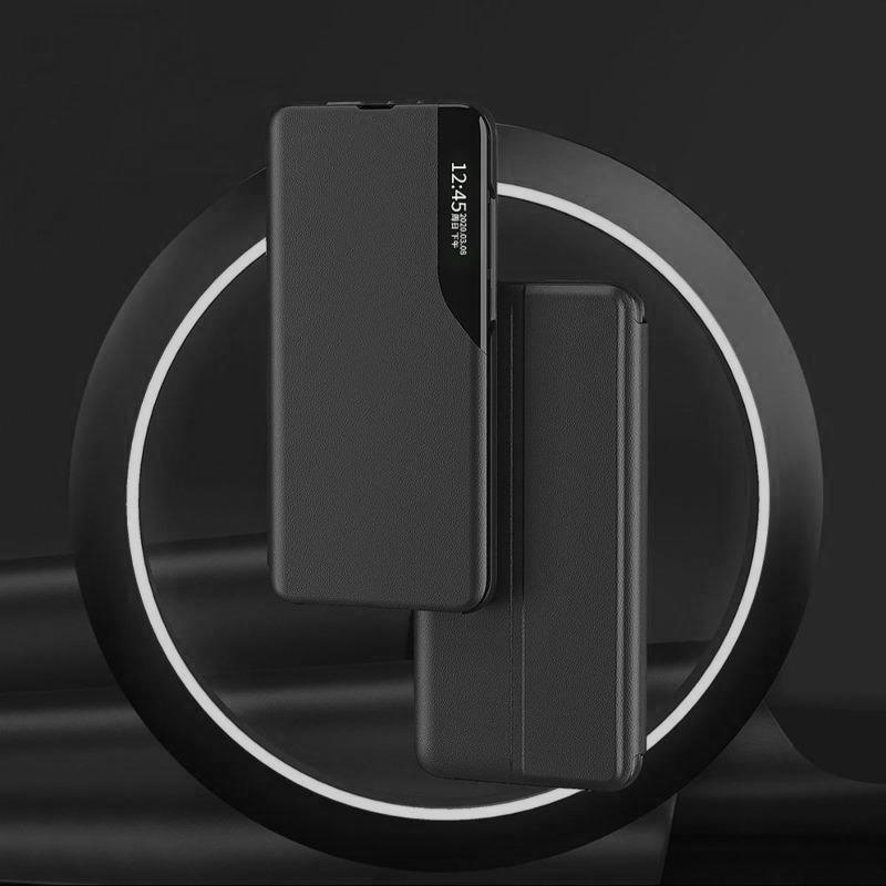 OnePlus Nord CE (3 in 1 Combo) Leather Flip Case + Tempered Glass + Camera Lens Protector