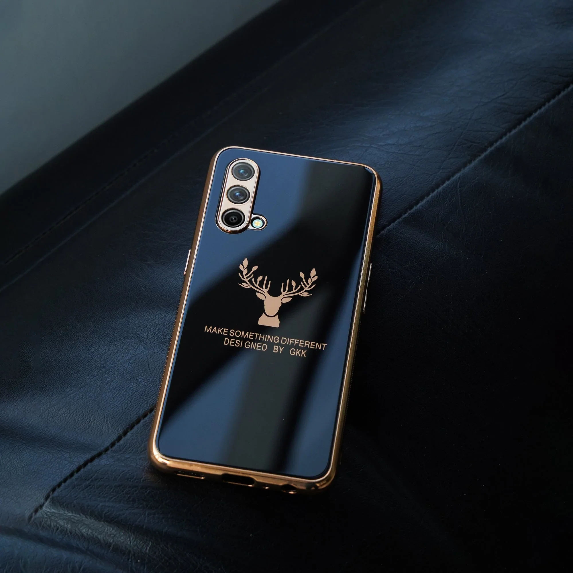 OnePlus Nord CE (3 in 1) Electroplating Reindeer Glass Case+ Tempered Glass + Camera Lens Protector - Image 6