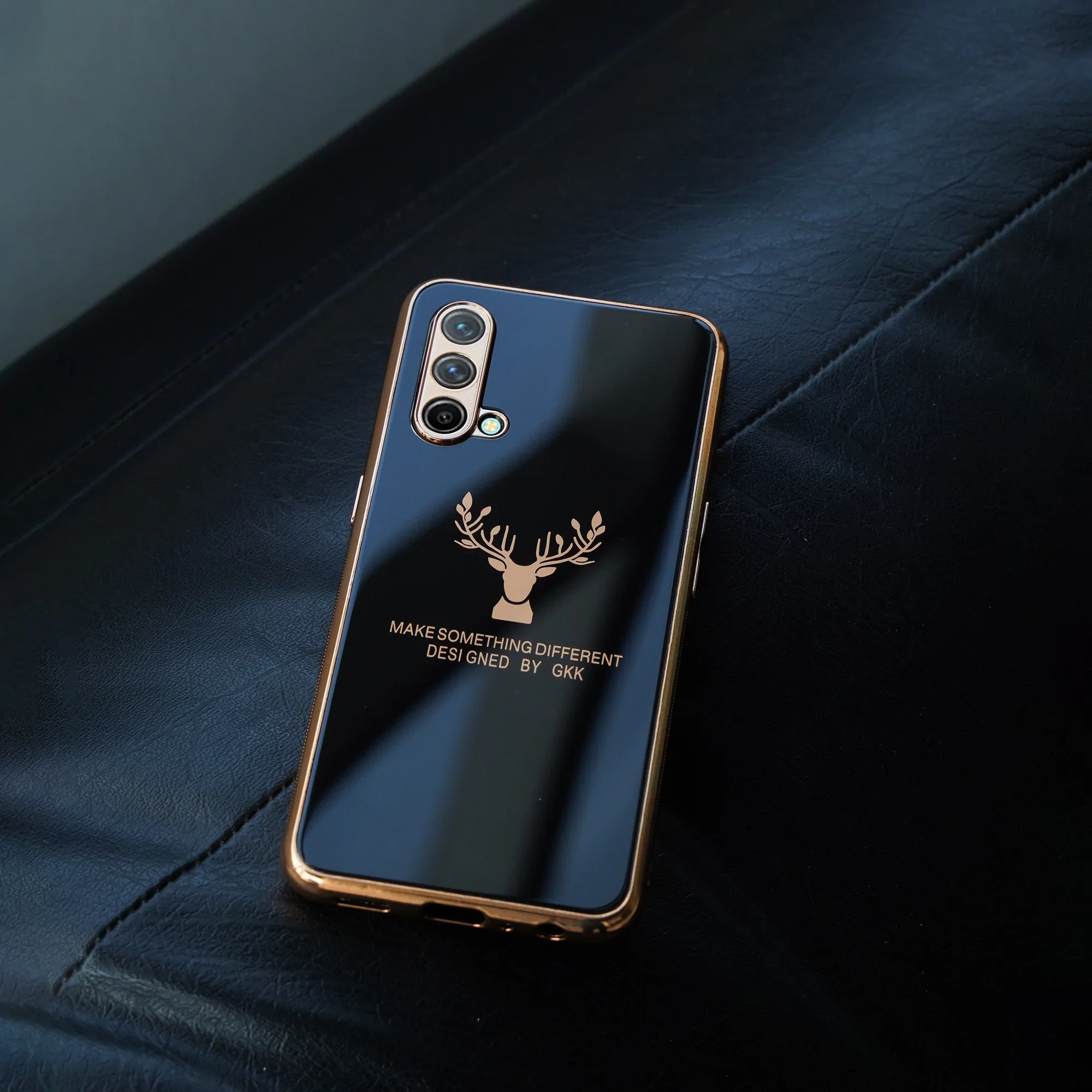OnePlus Nord CE (3 in 1 Combo) Electroplating Reindeer Case + Tempered Glass + Lens Protector - Image 6