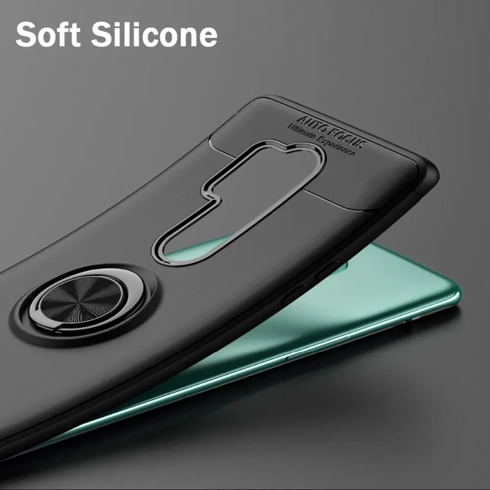 OnePlus Series Metallic Finger Ring Holder Matte Case - Image 12