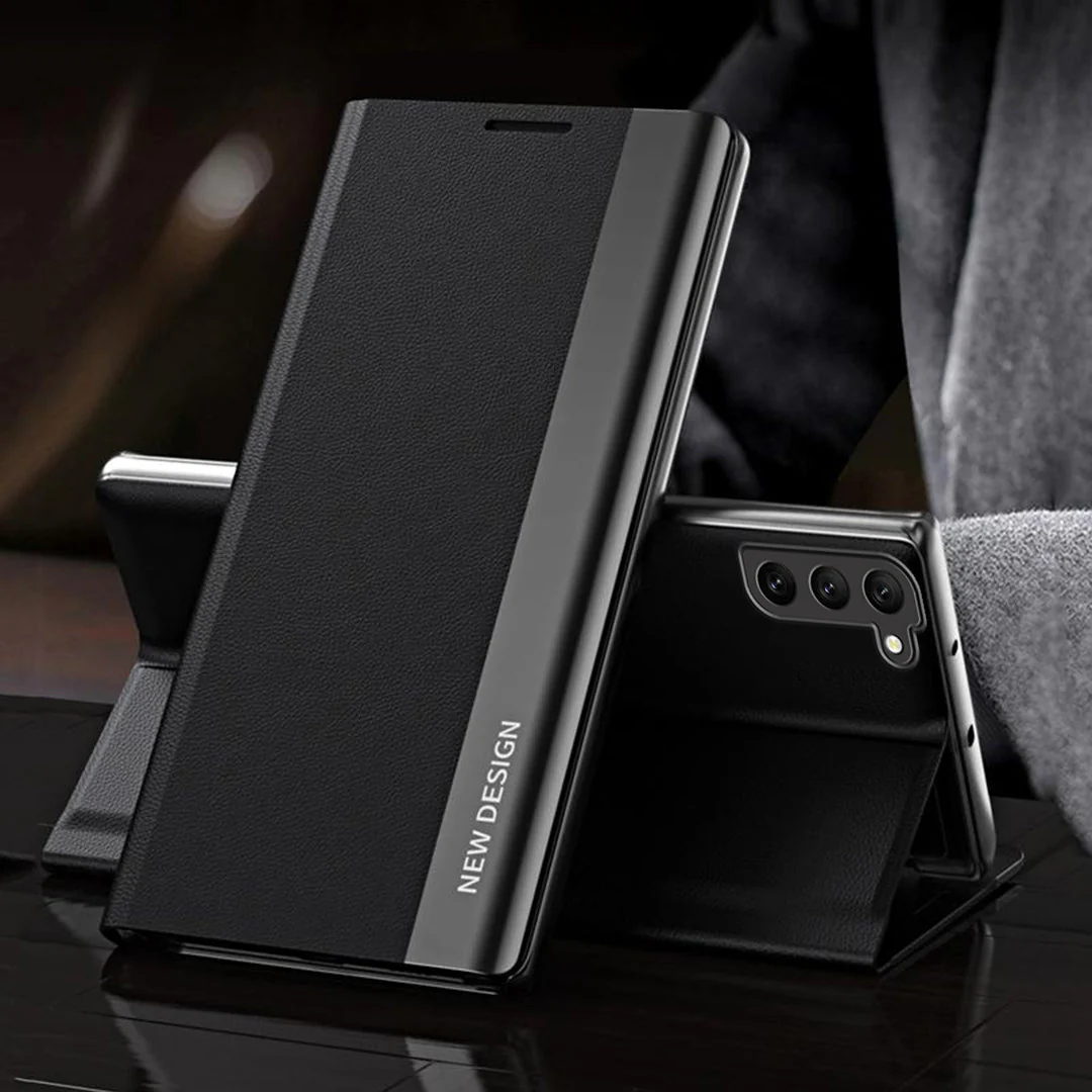 PU Leather Side Window Flip Case - Samsung - Image 3