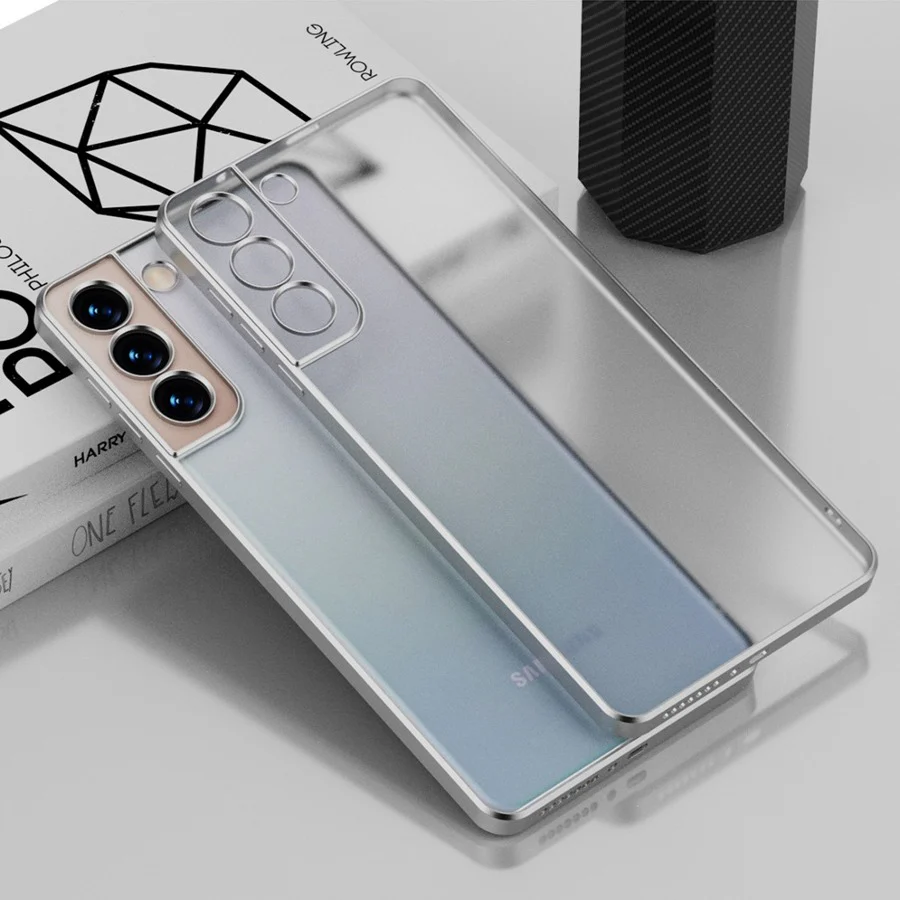 Galaxy S21 Plus Transparent Glitter Case - Image 3