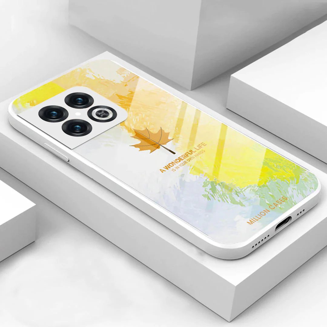 Watercolor Mapple Leaf Glass Case - OnePlus - Image 27