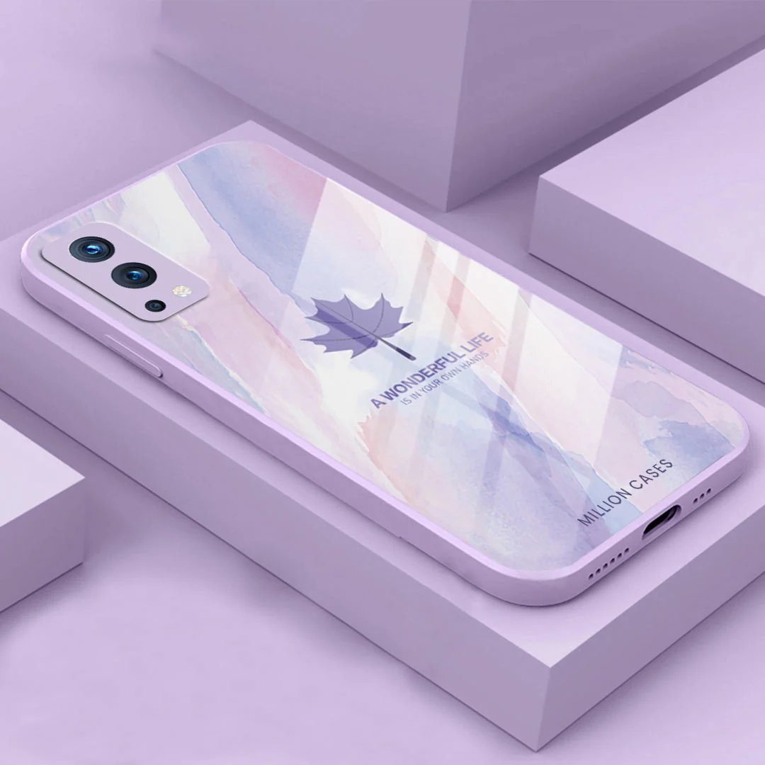 Watercolor Mapple Leaf Glass Case - OnePlus - Image 3